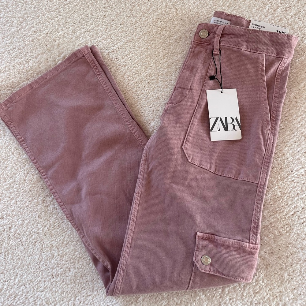 Zara kid cargo jeans